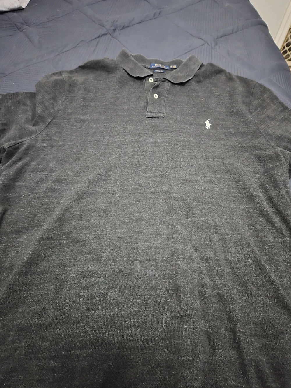 Polo by Ralph Lauren Men's Classic Fit Dark Gray Polo Shirt